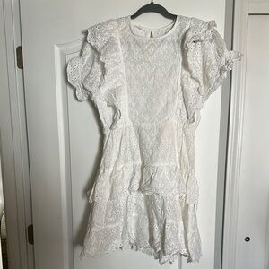 Impressions White Lace Dress